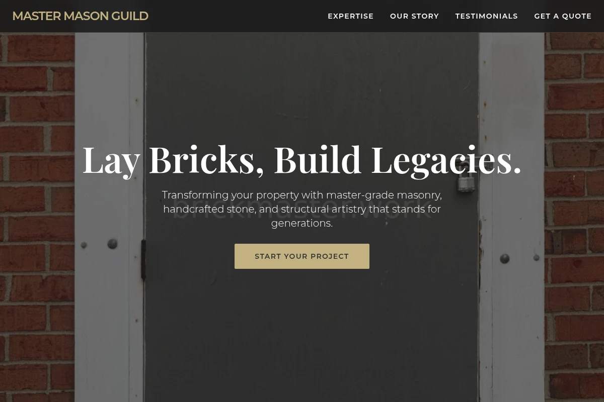 Mason Bricklayer