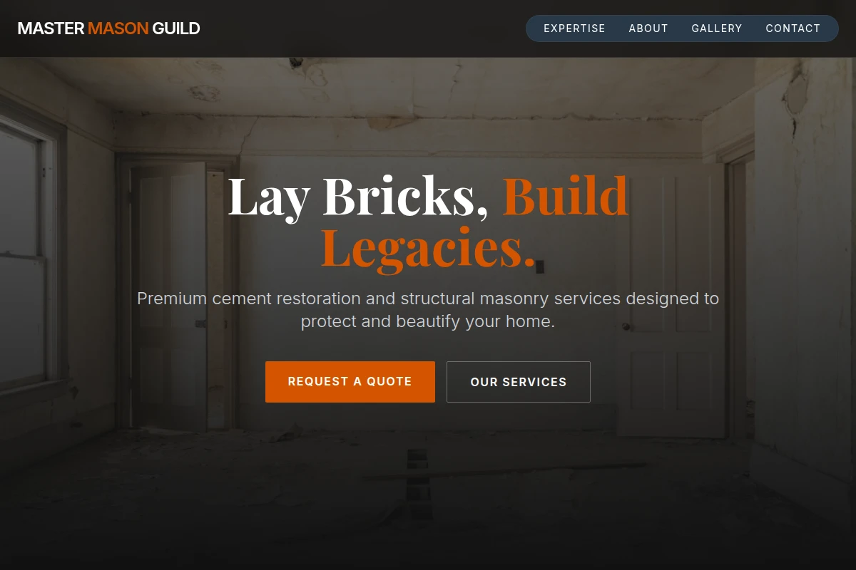 Cement Home Repair