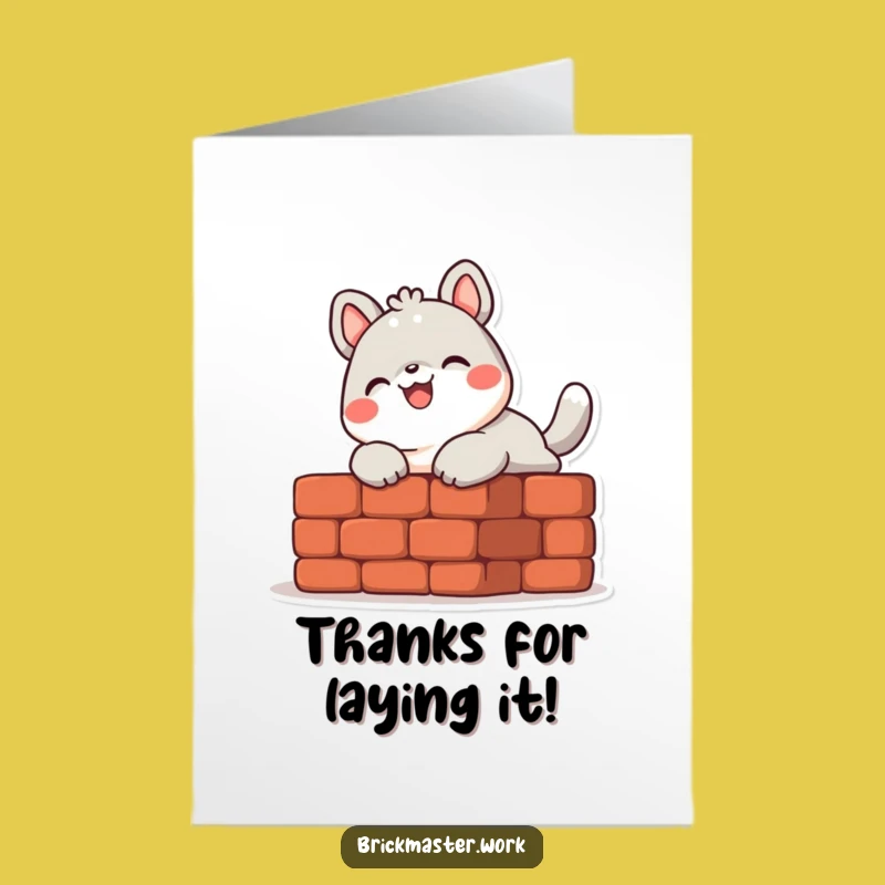 Free Printable Thank You Card: Animal Builder - DIY Downloadable Appreciation Gift